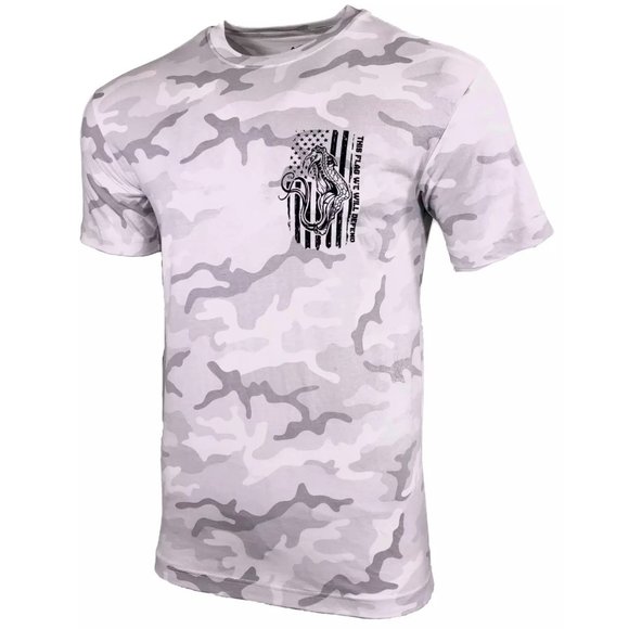 HOWITZER Men's T-Shirt DEFEND FLAG Military Grunt White S M L XL 2XL 3XL 4XL - Picture 9 of 15